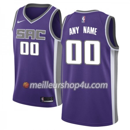 Maillot Basket Homme Sacramento Kings Personnalisé Nike 2017-18 Pourpre Swingman